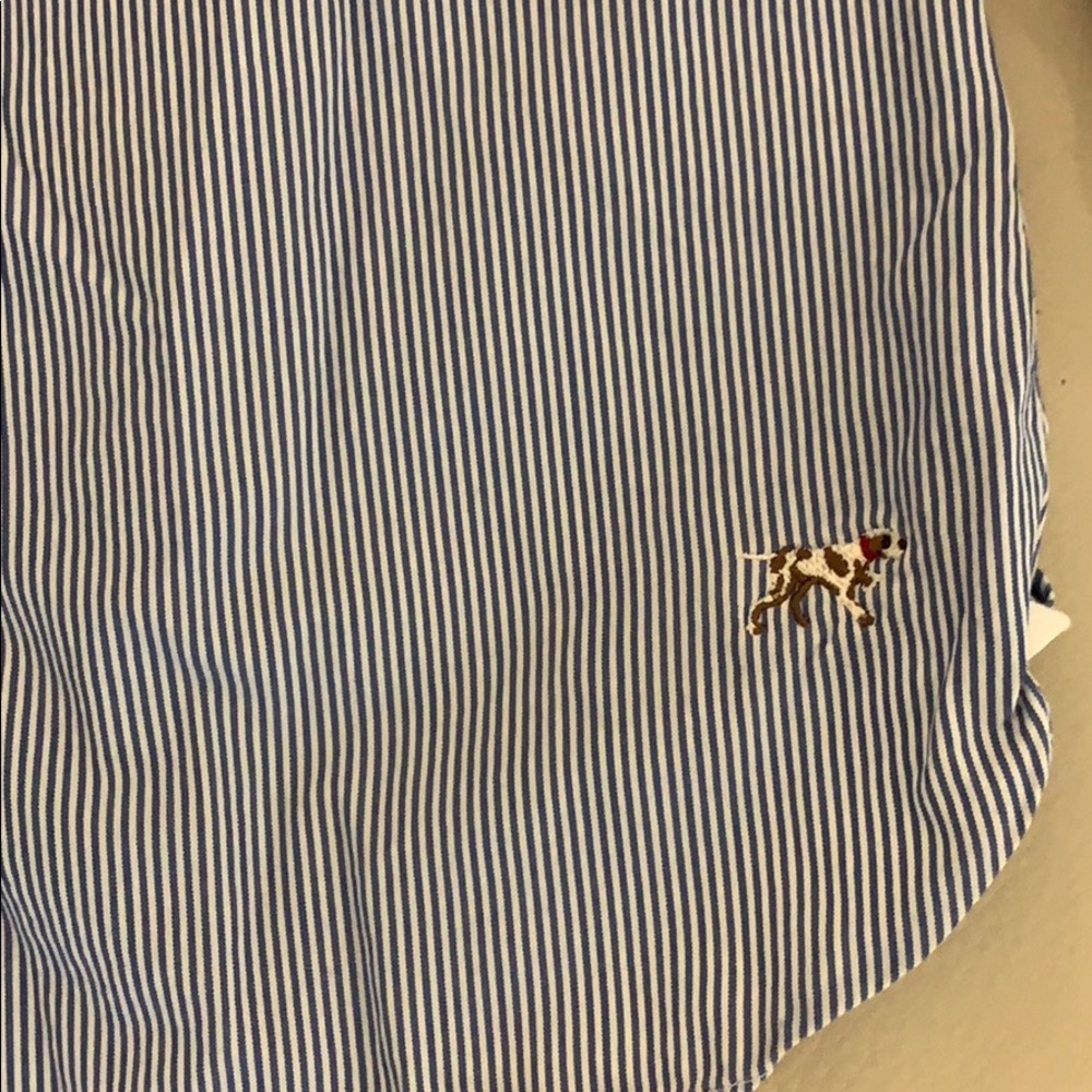Crewcuts Boys Blue & White Button Down Shirt - L - Picture 3 of 4